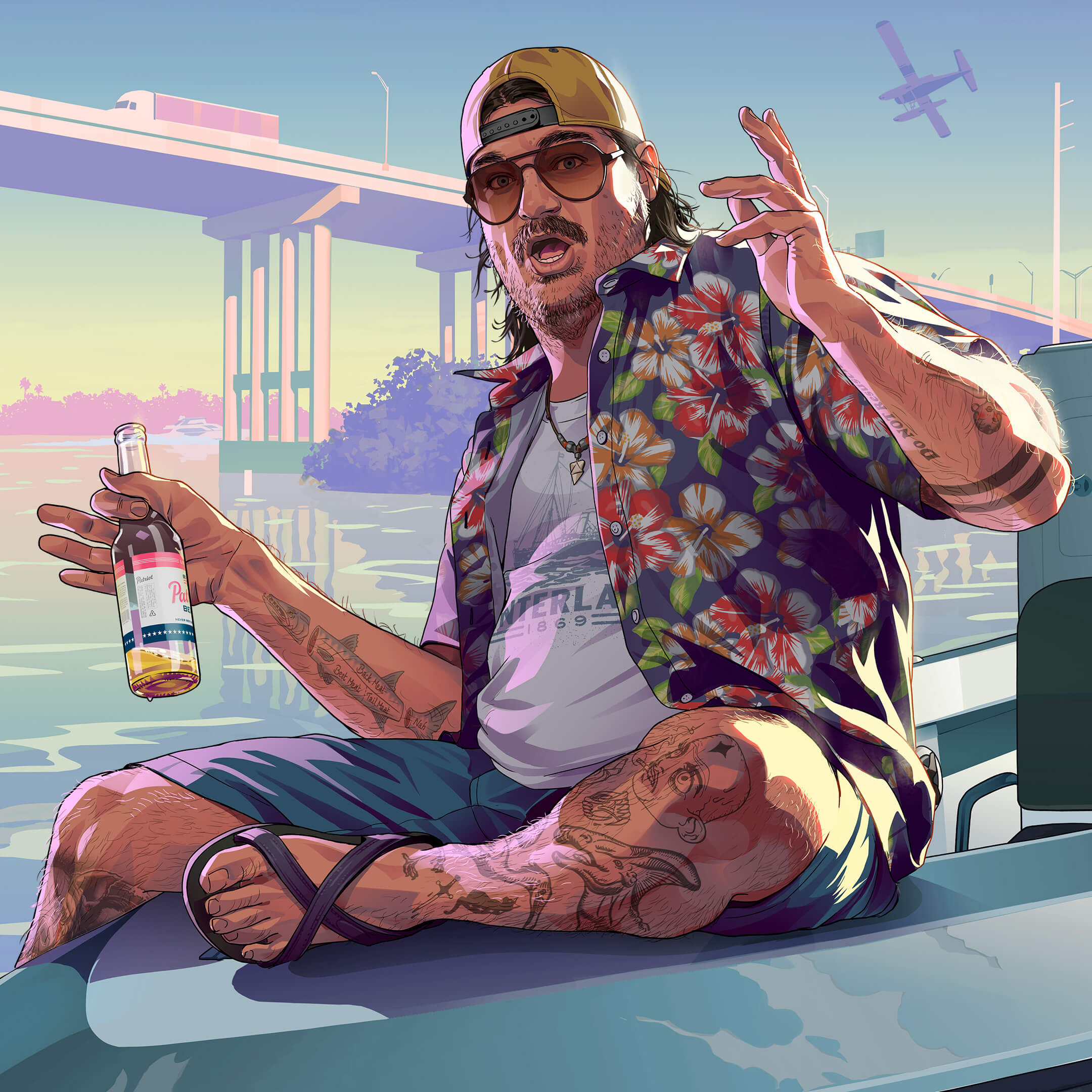 Relaxing app background